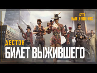 Билет выжившего дестон pubg battlegrounds