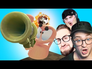 Andyfy червяк из worms забил меня в лунку такого финала не ожидал никто летняя битва банды ютуб в гольф 1080p