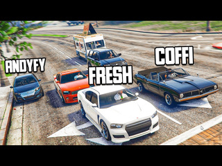 Fresh gta 5 городская маскировка троллинг сразу 4 человек и они даже не поняли вернулись в gta online 1080p