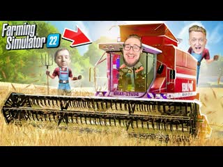 Coffi channel выживание на ферме день 1 после такого нас точно уволят в farming simulator 2022