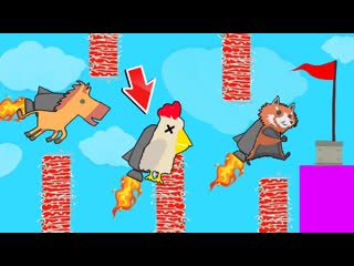 Coffi channel мае как же это смешно самый эпичный уровень за всю историю в ultimate chicken horse