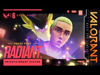 Press play valorant radiant entertainment system skin trailer