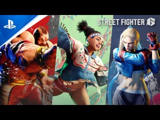 Street fighter 6 zangief lily and cammy gameplay trailer ps5 games