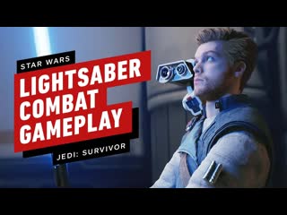 Star wars jedi survivor gameplay lightsaber combat showcase ign first