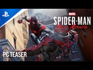 Marvels spiderman miles morales teaser trailer pc games