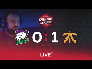 01 fnatic dreamleague верхняя сетка раунд 1