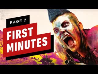 Первые 20 минут игрового процесса rage 2