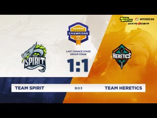 Team spirit 1 1 heretics