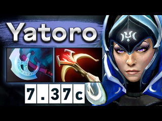 Смотрю доту яторо на луне стабильная игра от керри team spirit yatoro luna 737 dota 2