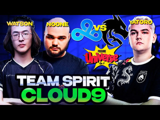 Totsamiiparen dota 2 последний турнир перед интом для спирит team spirit vs cloud9 fissure universe ep3