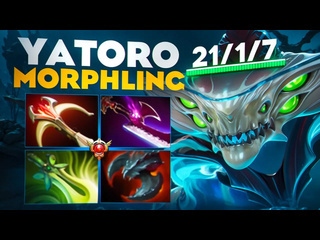 Учись у про сильнейшая игра от yatoro на морфе raddan morphling 737c