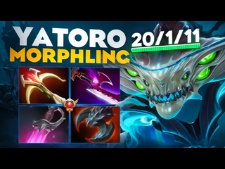 Учись у про максимальный демедж от yatoro на сигнатурном морфе morphling 737d