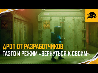 Дроп от разработчиков таэго и вернуться к своим pubg battlegrounds