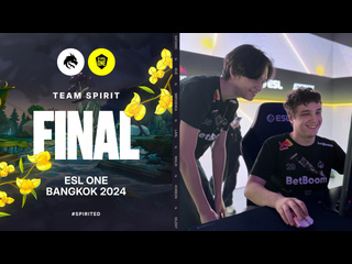 Team spirit esl one bangkok final vlog