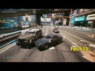 Cyberpunk 2077 10 vs patch 15 сравнение