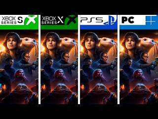 Star wars outlaws ps5 xbox series sx pc сравнение графики