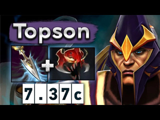 Смотрю доту топсон на мид сайленсере topson silencer 737 dota 2