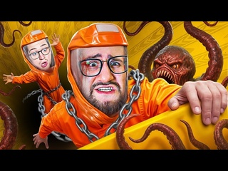 Coffi channel нас связали цепью в закулисье очень страшно выжить или застрять навсегда в chained backrooms 1080p