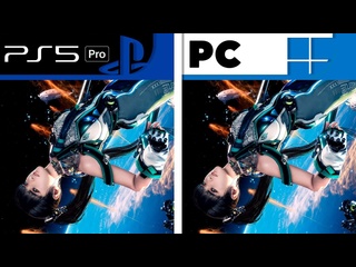 Stellar blade pc ps5 pro сравнение графики
