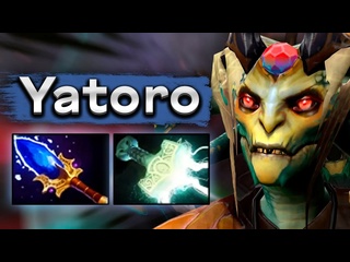 Смотрю доту яторо на медузе с имбовой сборкой yatoro medusa 739 dota 2