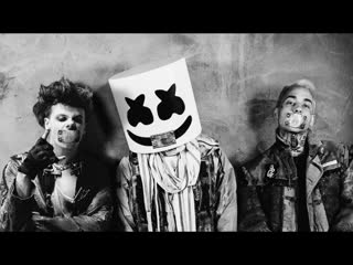 Marshmello x yungblud x blackbear tongue tied i клип vqmusic ampи маршмеллоу янгблад блэк беар