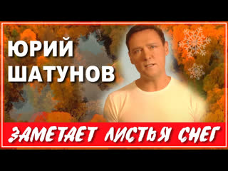 Юрий шатунов заметает листья снег i клип vqmusic