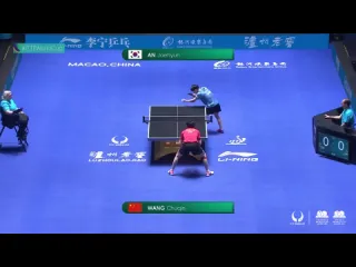 Wang chuqin vs an jaehyun world cup macao 2024