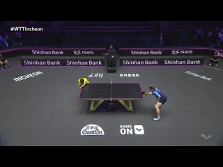 Alexis lebrun vs hugo calderano wtt champions incheon 2024 r16