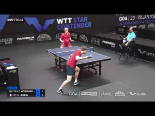 Truls moregard vs felix lebrun wtt star contender goa 2024 r16