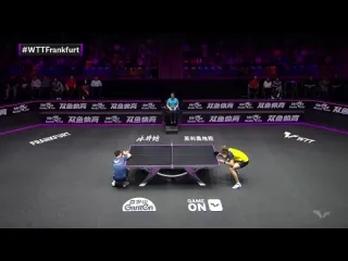 Mattias falck vs dimitrij ovtcharov wtt champions frankfurt 2023 r16