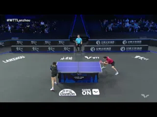 Lin gaoyuan vs timo boll wtt star contender lanzhou 2023 r16