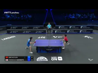 Lin gaoyuan vs tomokazu harimoto wtt star contender lanzhou 2023 qf