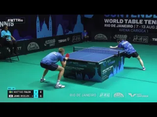 Mattias falck vs jang woojin wtt contender rio de janeiro 2023 sf