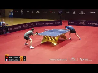 Chen yuanyu vs simon gauzy wtt feeder panagyurishte 2023 final