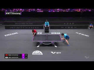 Fan zhendong vs lim jonghoon wtt champions xinxiang 2023 sf 5 set