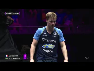 Alexis lebrun vs truls moregard wtt champions macao 2023 5 set