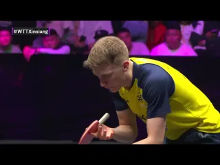 Ma long vs anton kallberg wtt champions xinxiang 2023 5 set r32