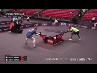 Quadri aruna vs alexis lebrun singapore smash 2023 r32