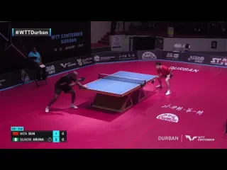 Sun wen vs quadri aruna wtt contender durban 2023 r32