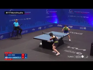 Kuai man vs miwa harimoto teams world youth championships 2022 u19 12