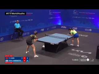 Chen yi vs miwa harimoto teams world youth championships 2022 u19 12