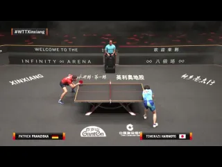 Tomokazu harimoto vs patrick franziska wtt cup finals xinxiang 2022 r16