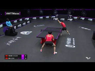 Wang chuqin vs ma long wtt champions macao 2022 qf