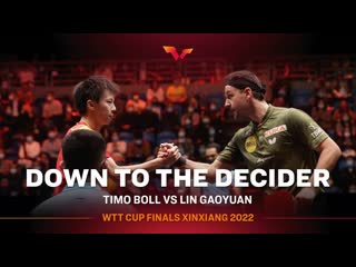 Timo boll vs lin gaoyuan wtt cup finals xinxiang 2022 r16