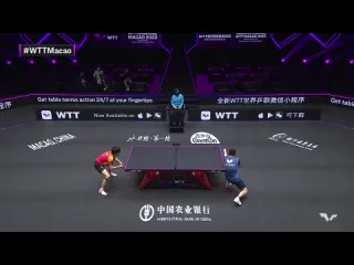 Wang chuqin vs dimitrij ovtcharov wtt champions macao 2022 r16