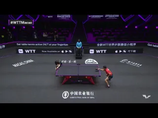 Fan zhendong vs kanak jha wtt champions macao 2022 r16