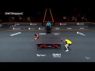 Mattias falck vs tomokazu harimoto wtt cup finals singpore 2021 r16