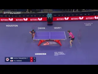 Mariia tailakova vs miu hirano world table tennis championships 2021