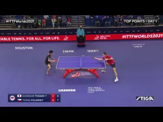 Top points of day 1 world table tennis championships 2021