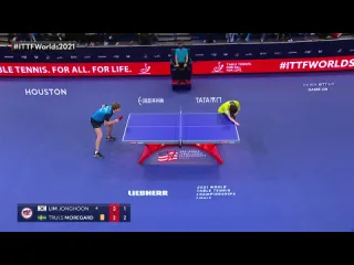 Jonghoon lim vs truls moregard world table tennis championships 2021 r16